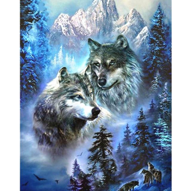 Paint By Numbers Wolf Kits For Adults