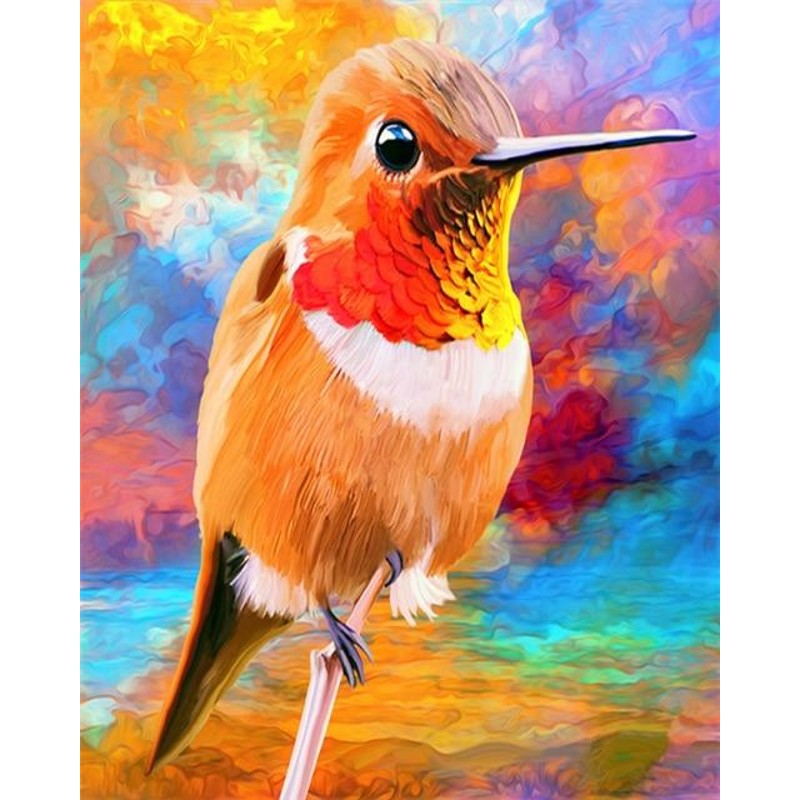 Paint By Numbers Hummingbird