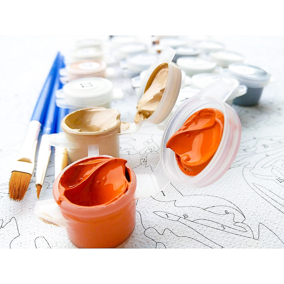 Reeves Painting By Numbers Wolf Kit