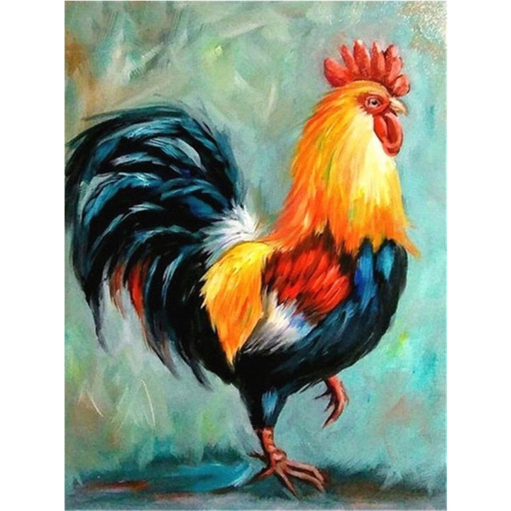Paint By Numbers Rooster & Hen