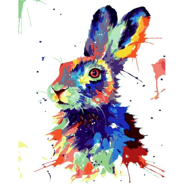 Paint By Numbers Rabbot Paint By Numbers Rabbit Kits For Adults