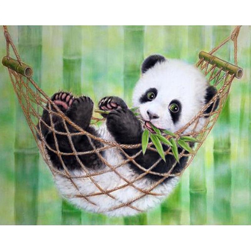Panda Computer Paint Panda Paint By Numbers Kits For Adults