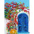 Bougainvillea Main Door Arch Paint by Numbers 