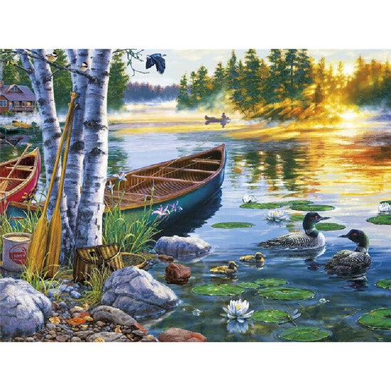 Ducks On The Lake Paint By Numbers Kit