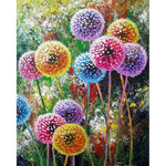 Dandelion Colorful Flowers Paint by Numbers 