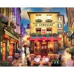 French Cafe Restaurant Paint by Numbers 