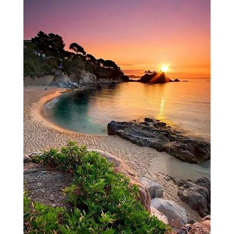 Paint By Numbers Sunset Kits For Adults
