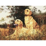 Labradors in Forest Paint by Numbers