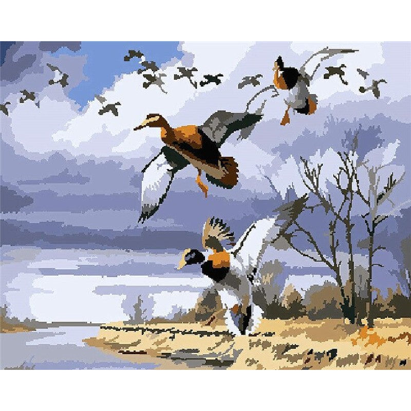 Migration of Duck Paint By Numbers Kit
