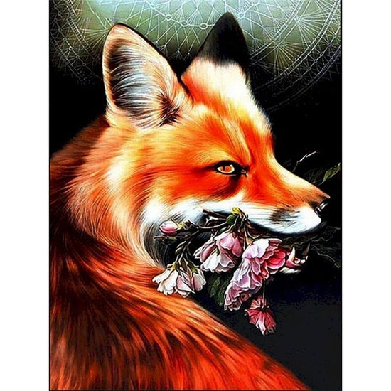 Paint By Numbers Flowery Mouth Fox