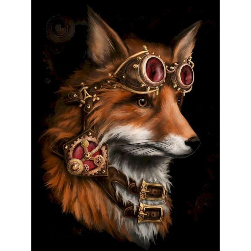 Paint By Numbers Steampunk Fox