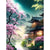 Japanese Temple Sakura Flowers Bloom Paint by Numbers