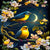 Beautiful Flowers And Small Birds Night Scene Paint by Numbers