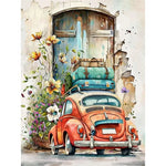 Vintage Beetle Car Paint by Numbers 