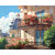 Veranda Decor Bougainvillea Flowers Paint by Numbers 