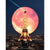 paint by numbers eiffel tower and full moon