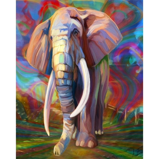 Paint By Numbers Elephant Dreams