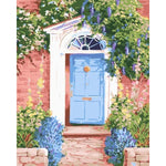 Flowered Entrance Door - Paint By Numbers Flowers