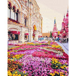 Flowery City - Paint By Numbers Flowers