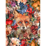 Paint By Numbers Fox Flower