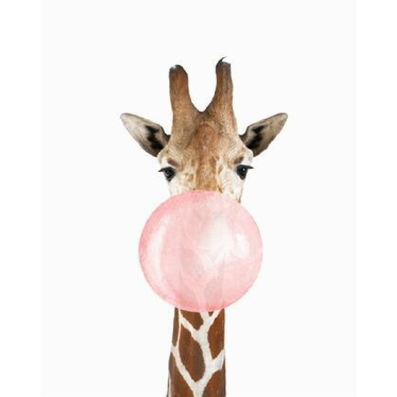 Giraffe Bubble Gum Paint By Numbers