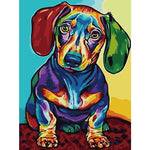 Dachshund Dog Paint By Numbers