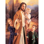 Jesus And Children Paint By Numbers