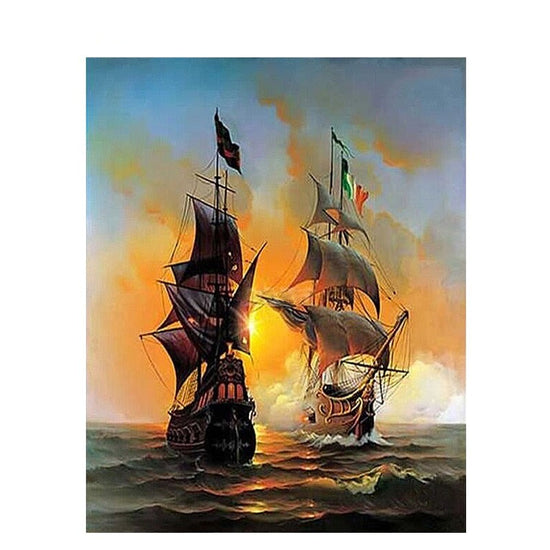 Paint By Numbers Ships