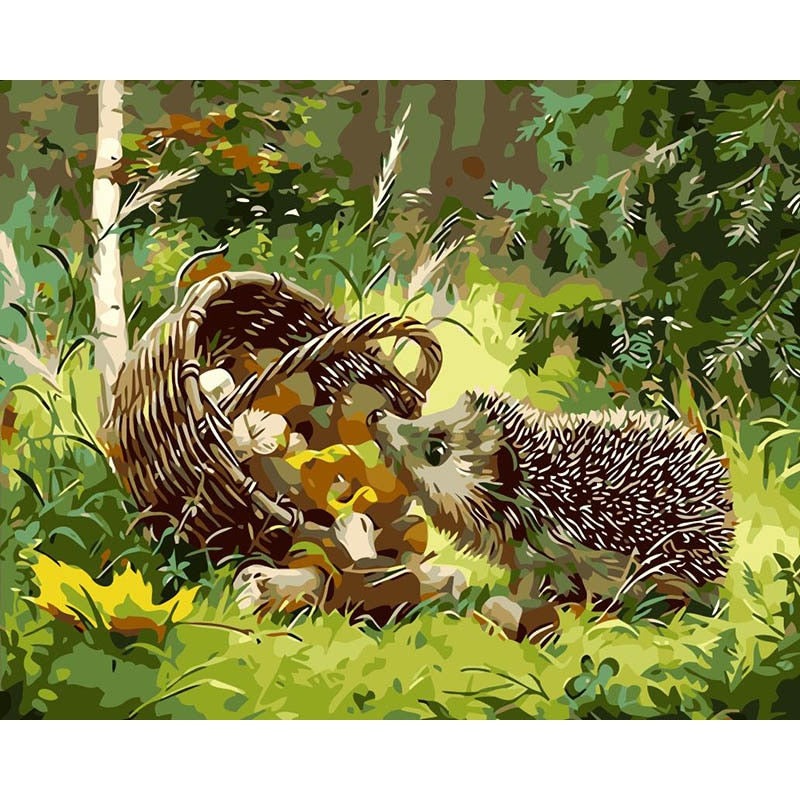 Paint By Numbers Hedgehog