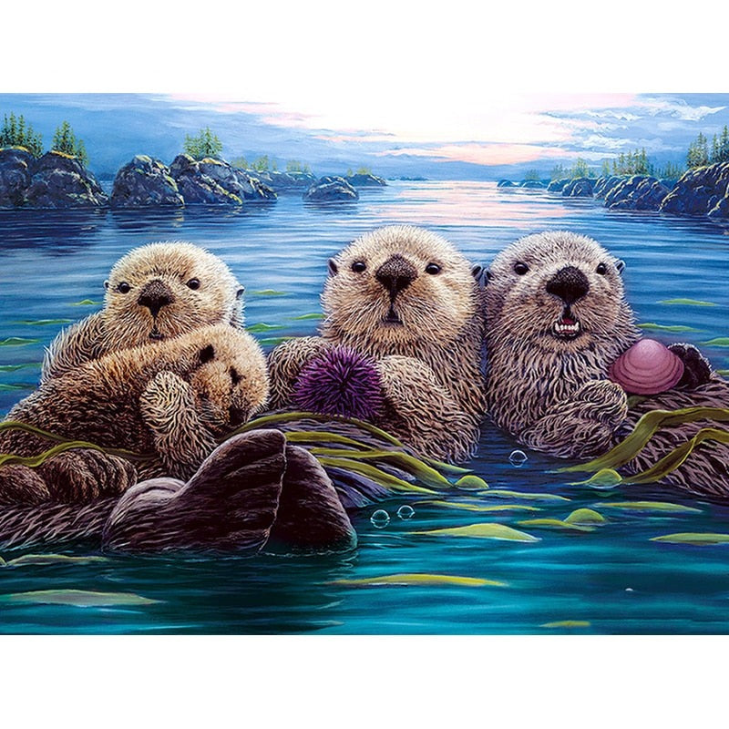 Paint By Numbers Sea Otter