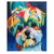 Abstract Dog Paint By Numbers