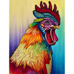 Paint By Number Colorful Rooster