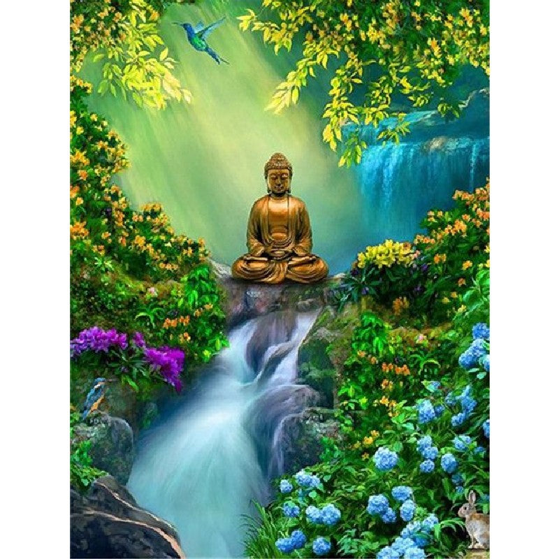 Paint By Numbers Buddha River