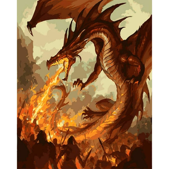 Paint By Numbers Dragons