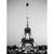 Paint By Numbers Eiffel Tower Black And White Picture