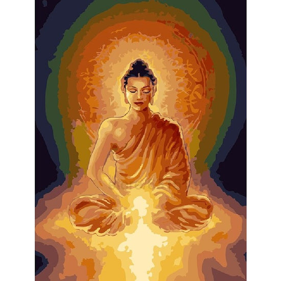 Paint By Numbers Illuminated Buddha