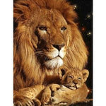 Paint By Numbers Lion Baby