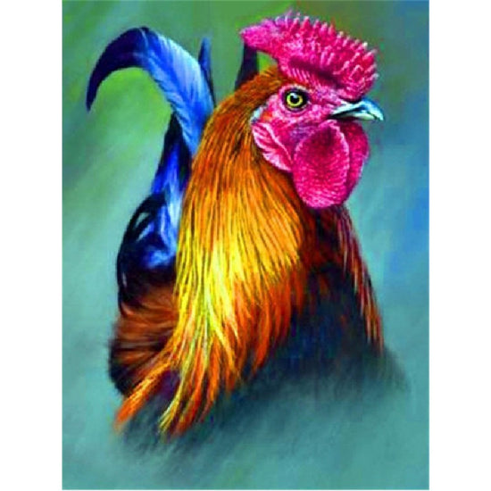 Paint By Numbers Rooster Head