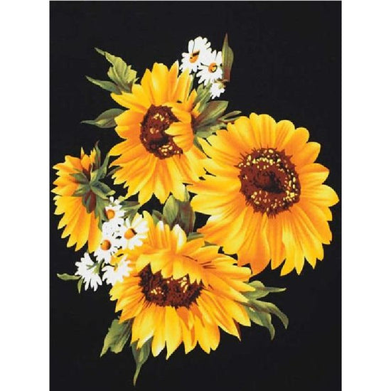 Sunflowers & Daisies - Paint By Numbers Sunflowers