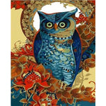 Paint By Numbers Owl And Moon