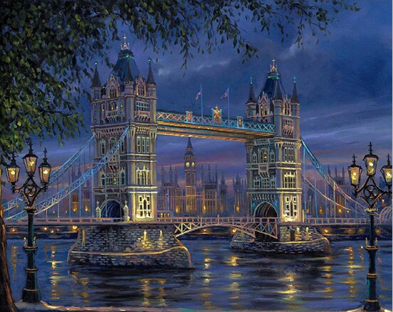 Paint By Numbers London Tower Bridge