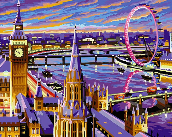 Paint By Numbers London Skyline