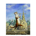 Paint By Numbers Cat Flute