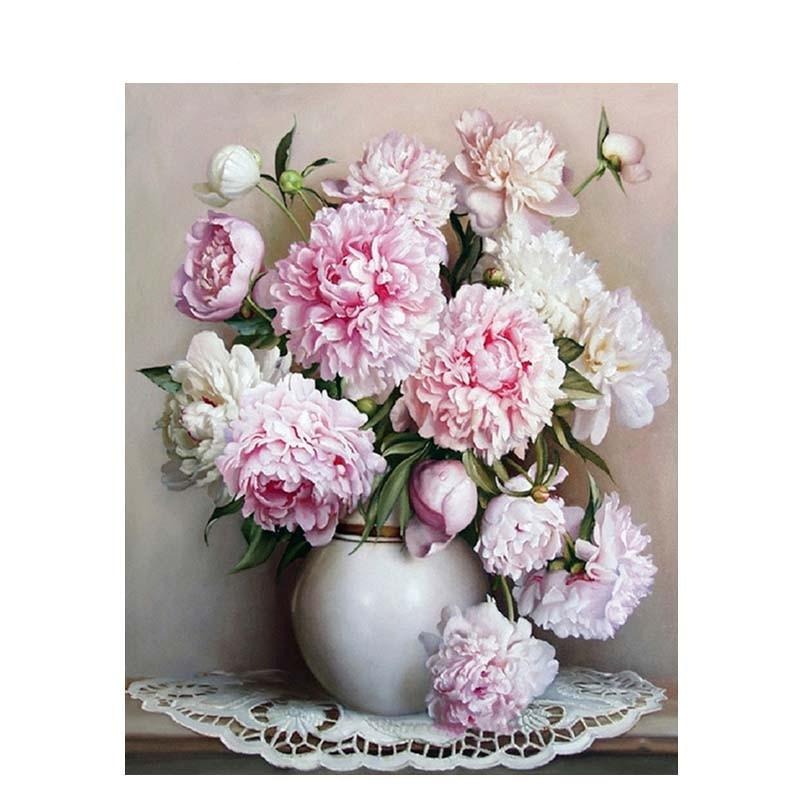 Peonies Bouquet - Paint By Numbers Flowers