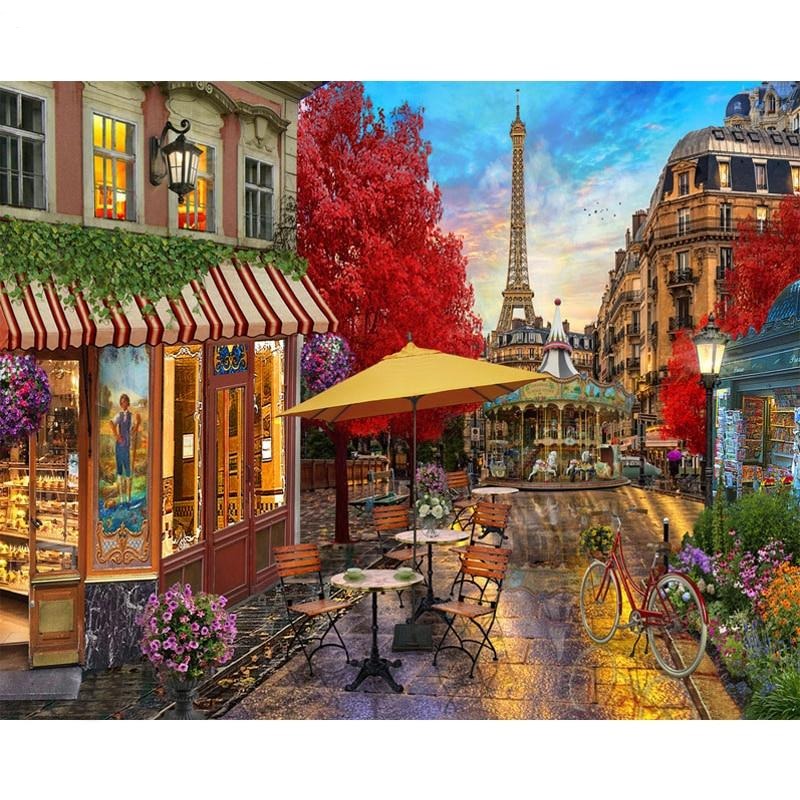 Dimensions® PaintWorks™ Paris Flower Shop Paint-by-Number Kit, Michaels