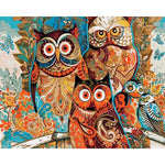 Paint By Numbers Vintage Owl