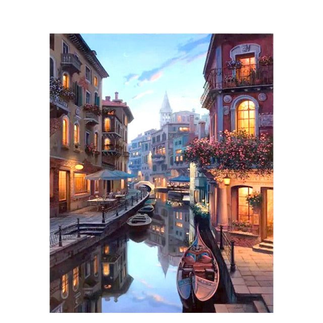Paint By Numbers Venice Canal