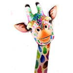 Curious giraffe - Paint By Numbers Giraffe