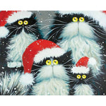 Paint By Numbers Cats Christmas