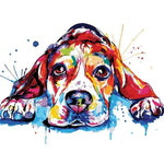 Hound Dog Paint By Numbers